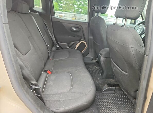ZACCJBBT7GPD09255 2016 JEEP RENEGADE Tan უკანა სავარძლების ხედი