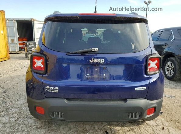 ZACCJBBT7GPD27576 2016 JEEP RENEGADE Blue Widok z tyłu