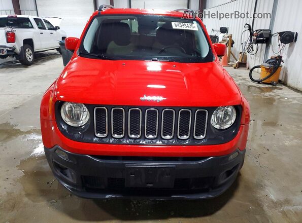 ZACCJBBT7GPD56446 2016 JEEP RENEGADE Red Вид спереду