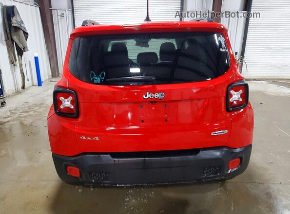 ZACCJBBT7GPD56446 2016 JEEP RENEGADE Red Вид ззаду