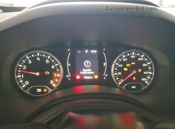 ZACCJBBT7GPD56446 2016 JEEP RENEGADE Red Вид щитка приладів