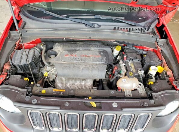 ZACCJBBT7GPD56446 2016 JEEP RENEGADE Red Вид підкапотного простору