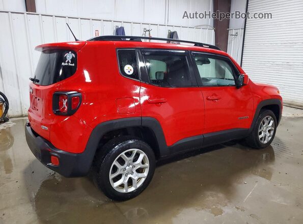 ZACCJBBT7GPD56446 2016 JEEP RENEGADE Red Задня права чверть