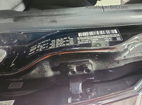 ZACCJBBT7GPD68726 2016 JEEP RENEGADE Black Вид наклейки з VIN-кодом