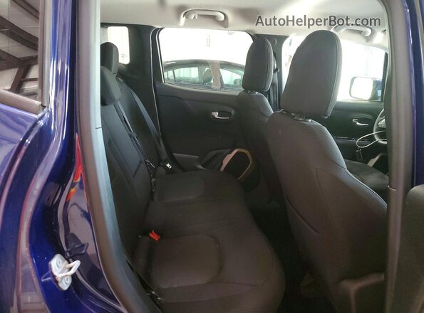 ZACCJBBT8GPC55920 2016 JEEP RENEGADE Blue Widok wnętrza z tyłu