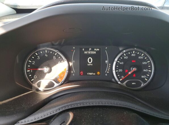 ZACCJBBT8GPC85189 2016 JEEP RENEGADE White Vista del cuadro de instrumentos