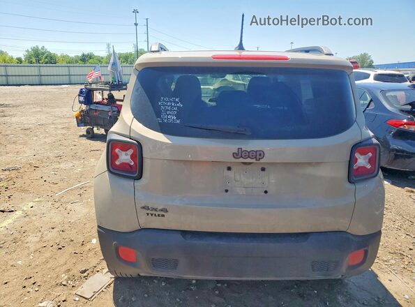 ZACCJBBT8GPD37050 2016 JEEP RENEGADE Tan Вид ззаду