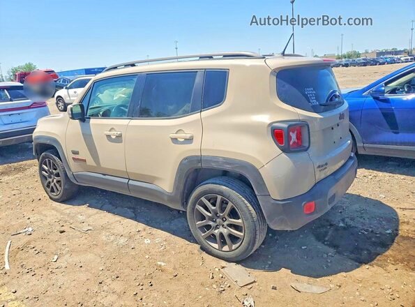 ZACCJBBT8GPD37050 2016 JEEP RENEGADE Tan Задня ліва чверть