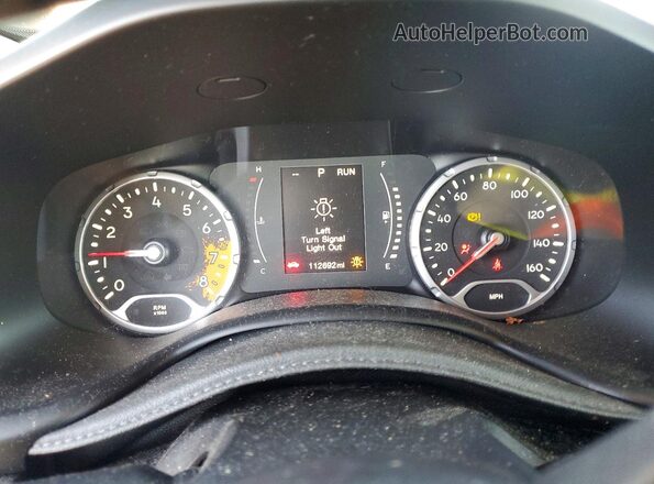 ZACCJBBT8GPD37050 2016 JEEP RENEGADE Tan Вид щитка приладів