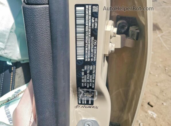 ZACCJBBT8GPD37050 2016 JEEP RENEGADE Tan Вид наклейки з VIN-кодом