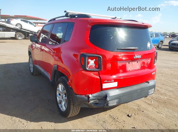 ZACCJBBT8GPD51532 2016 JEEP RENEGADE Red Задня ліва чверть