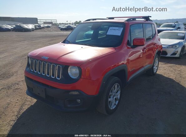 ZACCJBBT8GPD51532 2016 JEEP RENEGADE Red Передня ліва чверть