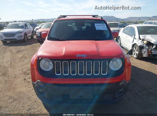 ZACCJBBT8GPD51532 2016 JEEP RENEGADE Red Вид спереду