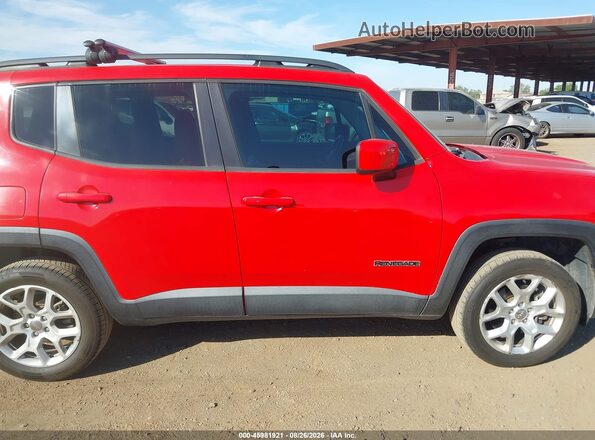 ZACCJBBT8GPD51532 2016 JEEP RENEGADE Red Вид задньої частини салону
