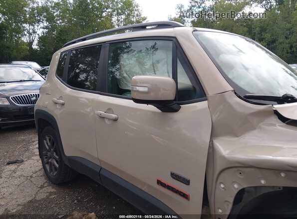 ZACCJBBTXGPC67339 2016 JEEP RENEGADE Tan Սարքավորումների վահանակի տեսք