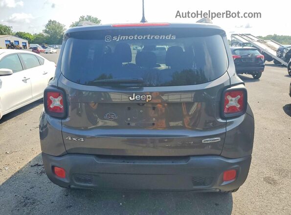 ZACCJBBTXGPD25613 2016 JEEP RENEGADE Gray Հետևի տեսք