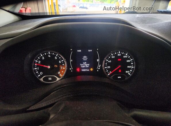 ZACCJBBW7GPC56308 2016 JEEP RENEGADE Белый Вид щитка приборов