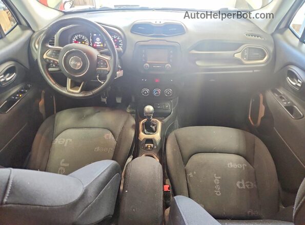 ZACCJBBW7GPC56308 2016 JEEP RENEGADE Белый Вид панели приборов