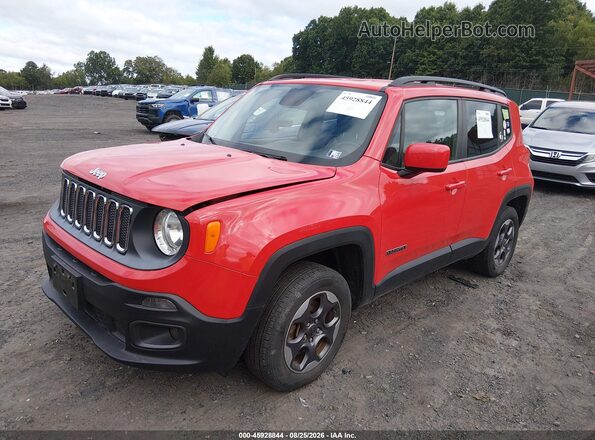 ZACCJBBW9GPC45309 2016 JEEP RENEGADE Красный Передняя левая четверть