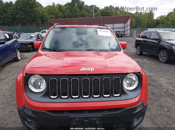 ZACCJBBW9GPC45309 2016 JEEP RENEGADE Красный Вид щитка приборов