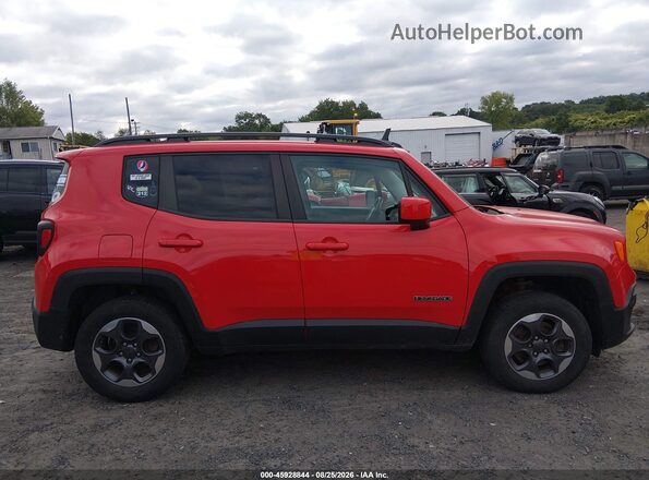 ZACCJBBW9GPC45309 2016 JEEP RENEGADE Красный Вид задней части салона