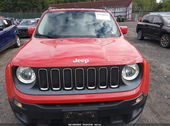 ZACCJBBW9GPC45309 2016 JEEP RENEGADE Красный Вид спереди