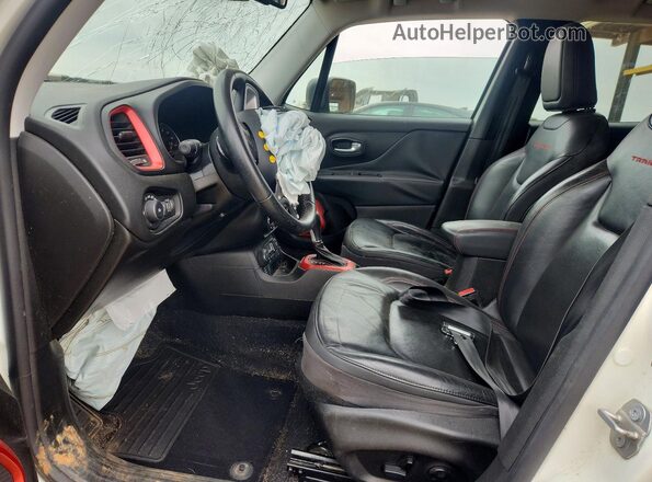ZACCJBCB0HPE52197 2017 JEEP RENEGADE White Вид салону спереду
