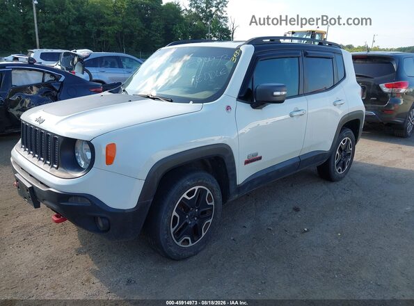 ZACCJBCB1HPE45601 2017 JEEP RENEGADE Белый Передняя левая четверть