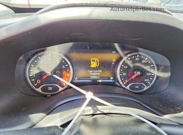 ZACCJBCB2HPE99568 2017 JEEP RENEGADE White ხელსაწყოთა პანელის ხედი