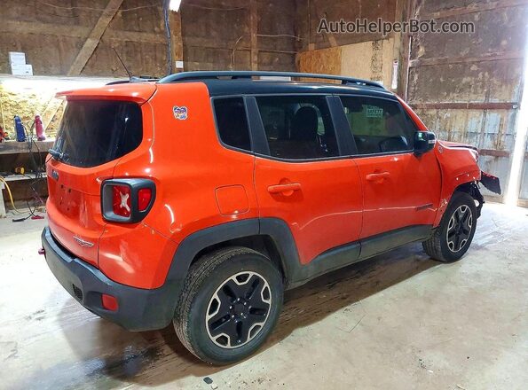 ZACCJBCB3HPE91186 2017 JEEP RENEGADE Orange Tył prawy