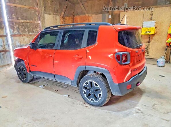 ZACCJBCB3HPE91186 2017 JEEP RENEGADE Orange Tył lewy