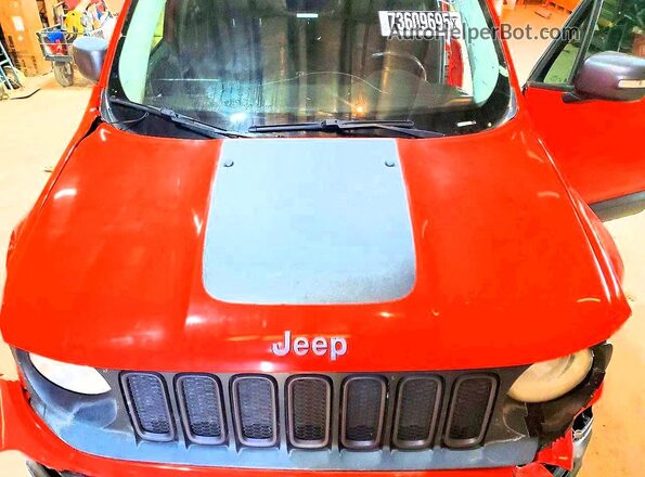 ZACCJBCB3HPE91186 2017 JEEP RENEGADE Orange Widok wnętrza z tyłu