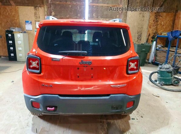 ZACCJBCB3HPE91186 2017 JEEP RENEGADE Orange Widok z tyłu