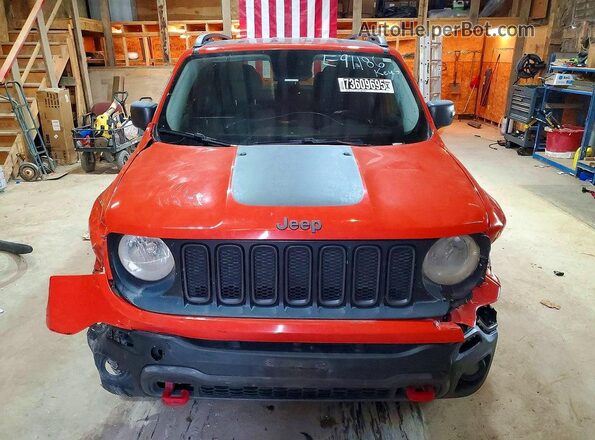 ZACCJBCB3HPE91186 2017 JEEP RENEGADE Orange Widok z przodu