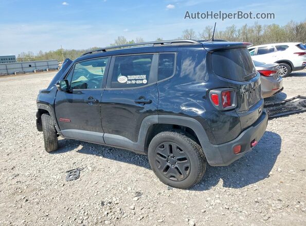 ZACCJBCB3JPH97648 2018 JEEP RENEGADE Black Tył lewy