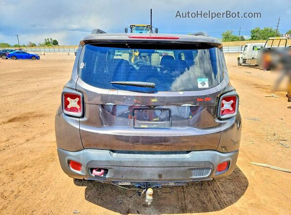 ZACCJBCB4HPE77474 2017 JEEP RENEGADE Gray Rear view