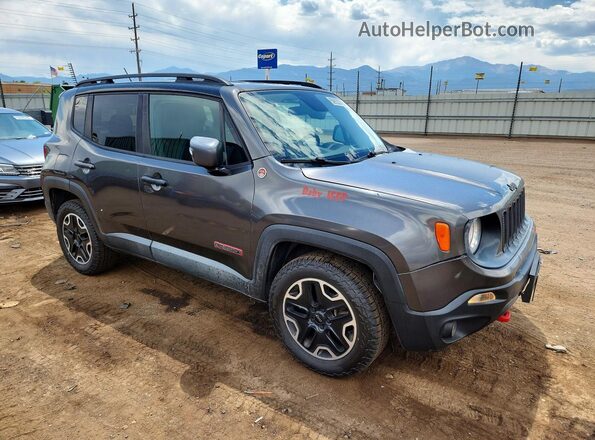 ZACCJBCB4HPE77474 2017 JEEP RENEGADE Gray Front right