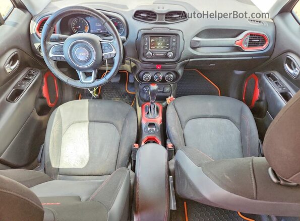 ZACCJBCB4HPE77474 2017 JEEP RENEGADE Gray Dashboard view