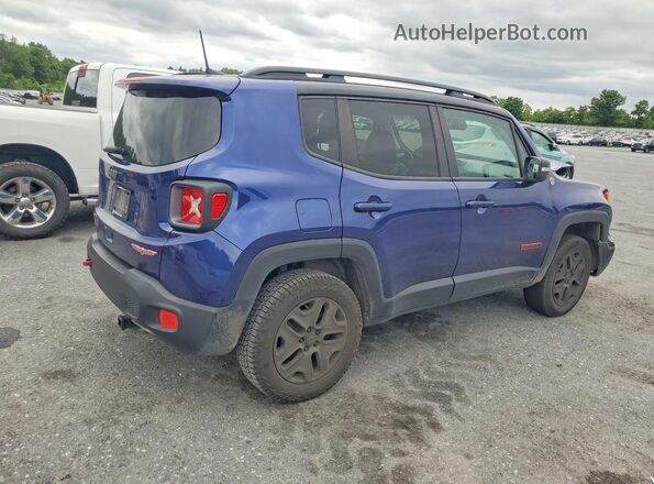 ZACCJBCB4JPH13739 2018 JEEP RENEGADE Синий Задняя правая четверть