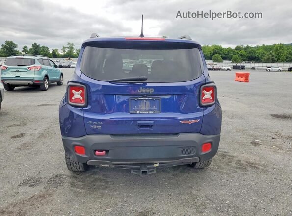 ZACCJBCB4JPH13739 2018 JEEP RENEGADE Синий Вид сзади