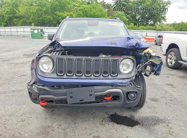 ZACCJBCB4JPH13739 2018 JEEP RENEGADE Синий Вид спереди