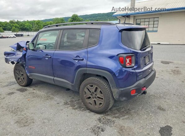 ZACCJBCB4JPH13739 2018 JEEP RENEGADE Синий Задняя левая четверть