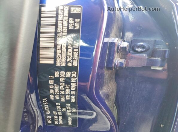 ZACCJBCB4JPH13739 2018 JEEP RENEGADE Синий Вид наклейки с VIN-кодом