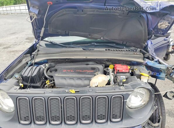 ZACCJBCB4JPH13739 2018 JEEP RENEGADE Синий Вид подкапотного пространства