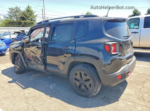 ZACCJBCB6JPH04931 2018 JEEP RENEGADE Black Tył lewy