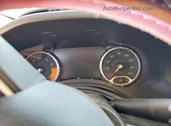 ZACCJBCB6JPH04931 2018 JEEP RENEGADE Black Widok zestawu wskaźników