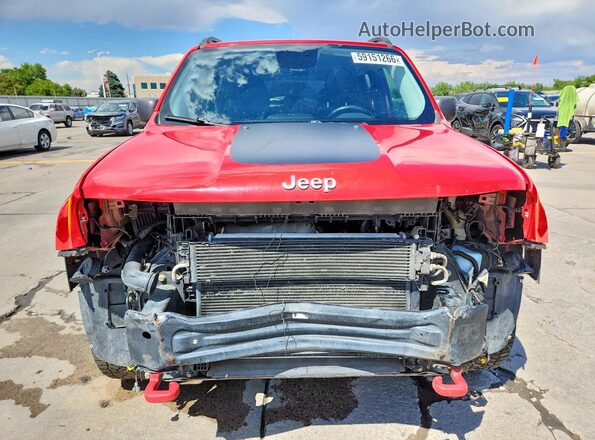 ZACCJBCB7HPE87643 2017 JEEP RENEGADE Red Вид спереду