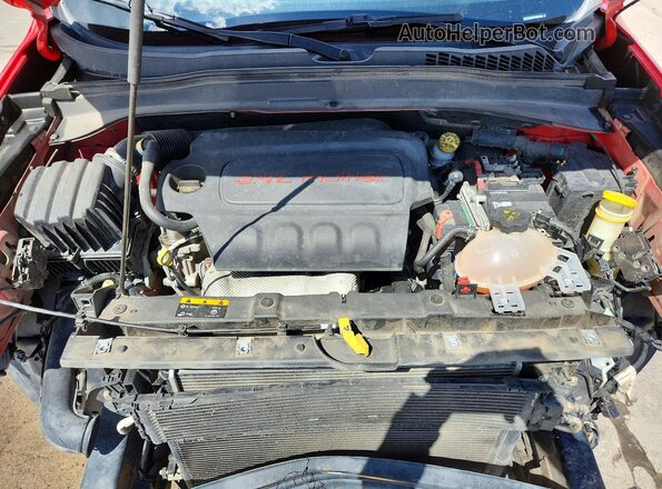ZACCJBCB7HPE87643 2017 JEEP RENEGADE Red Вид підкапотного простору