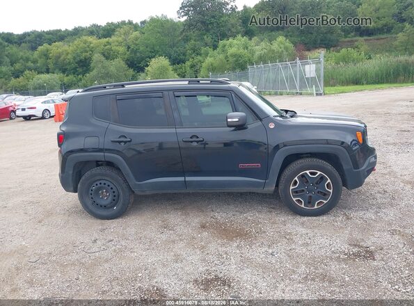 ZACCJBCB7HPE97203 2017 JEEP RENEGADE Black უკანა სალონის ხედი