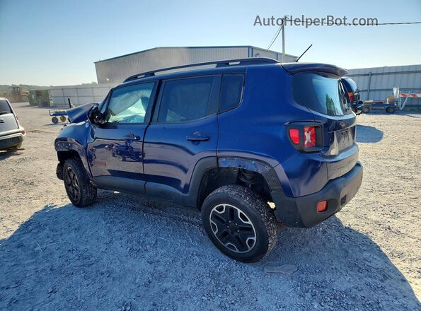 ZACCJBCB7HPF42236 2017 JEEP RENEGADE Blue Trasero izquierdo